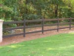 Black 3 Rail Fence