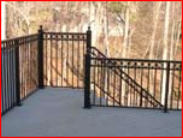Iron fence at Tornado Fence Company, Mobile, AL